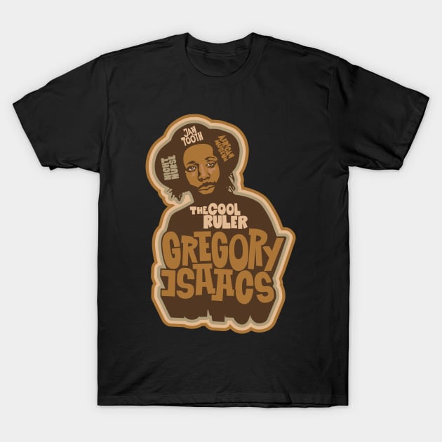 Soulful Melodies: A Reggae Tribute to Gregory Isaacs T-Shirt by Boogosh